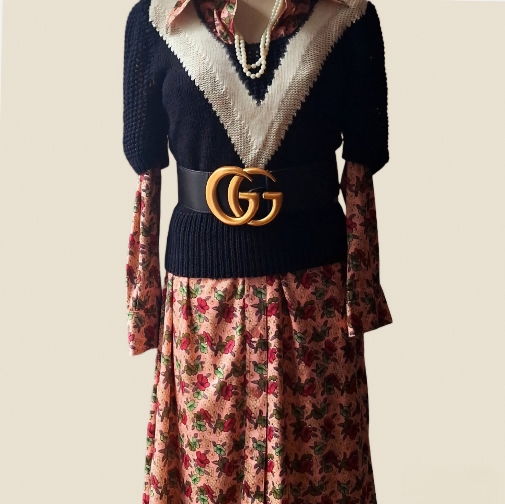 Retro Glam Cashmere Sweater